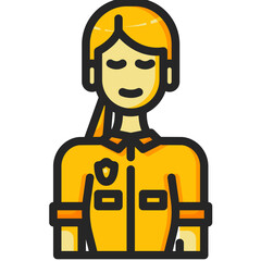 police Two Tone icon