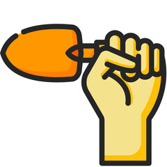 shovel Two Tone icon