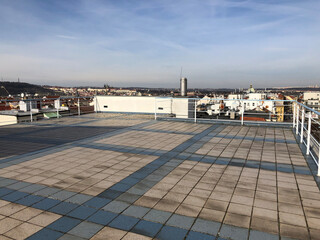 The rooftops of Prague