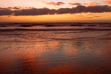 Amanhecer na praia