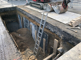 Street repair construction