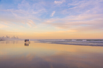 Obraz premium beach sunset