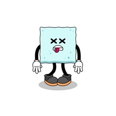 sugar cube mascot illustration is dead