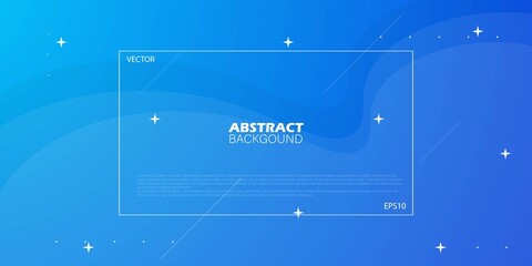 Modern colorful geometric background. Blue elements with fluid gradient. Dynamic shapes composition. Eps10 vector