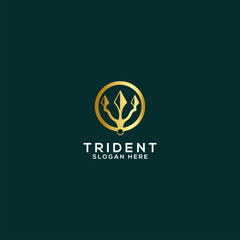 trident logo - obrazy, fototapety, plakaty