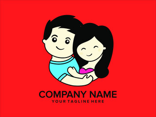 logo of husband and wife intimacy a sign of affection