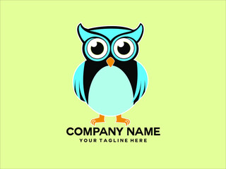 owl logo that looks very cute