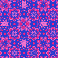 Fototapeta na wymiar mandala pattern flower