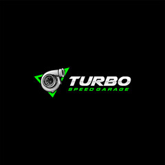 Turbo Performance Logo Vector	 - obrazy, fototapety, plakaty