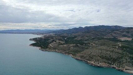 bord de mer à marina d'or, au nord de valencia en Espagne dans la commune d'Oropesa del mar