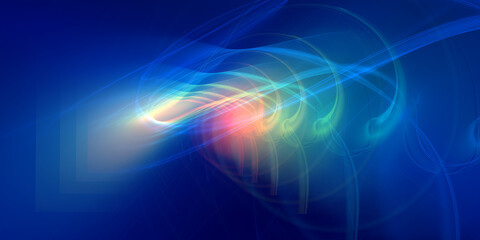 Fraktal digitaler Hintergrund für Drucksachen