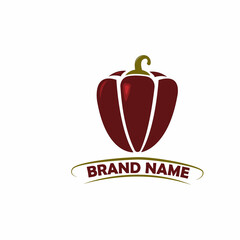 illustration of a red pepper design vector