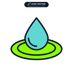 hydrology icon symbol template for graphic and web design collection logo vector illustration