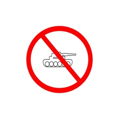 symbol stop war icon design vector