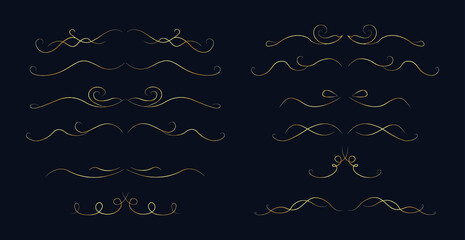 Vintage decorative elements for decoration. decorative ornaments