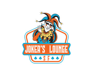 Joker Mascot Logo Design Template