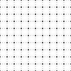 Square seamless background pattern from geometric shapes are different sizes and opacity. The pattern is evenly filled with small black juicer symbols. Vector illustration on white background