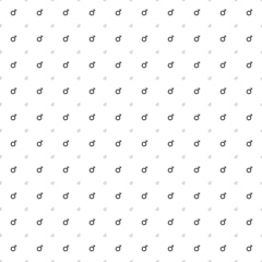 Square seamless background pattern from geometric shapes are different sizes and opacity. The pattern is evenly filled with black demiboy symbols. Vector illustration on white background