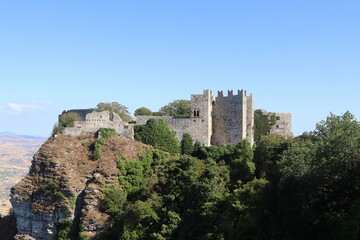 Fototapeta na wymiar Il castello di Erice