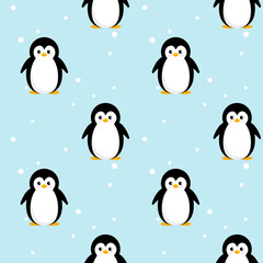 pattern with penguins