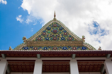 Naklejka premium Thai Temple roof