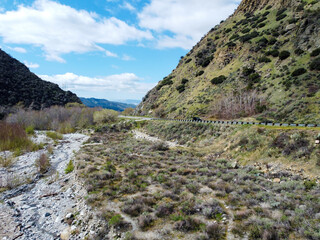 The Mill Creek Stream-bed near Yucaipa, California, below the San Gorgonio Wilderness