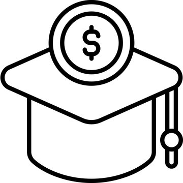 scholarship outline icon