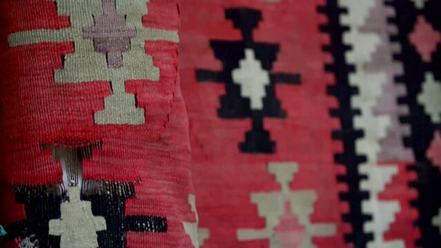 Kilim weaving workshops and beautiful rugs in Turkey.