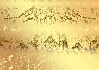 Fototapeta premium Golden Abstract decorative paper texture background for artwork - Illustration