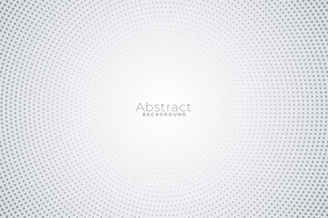 abstract halftone circles white background
