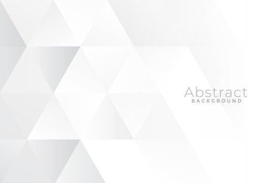 abstract white triangles background design