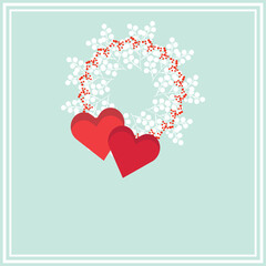 Hearts,  love, valentine, card, day, vector, romance, symbol, holiday, red, design, shape, illustration, decoration, greeting, art, romantic, celebration, hearts, wedding, paper, valentines, happy