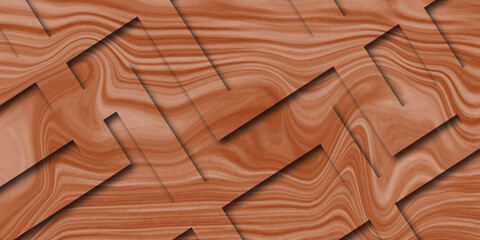 brown leather texture. Abstract geometric stripe line concept wood texture background with space and various geometric lines for card, invitation card, web design, decoration and template. 