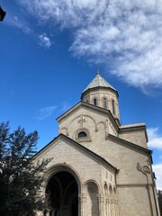 Fototapeta na wymiar St. George Kashveti Church In Tbilisi Georgia