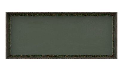 Carved Wood Green Sign Dirty Chalkboard Marquee Rectangle