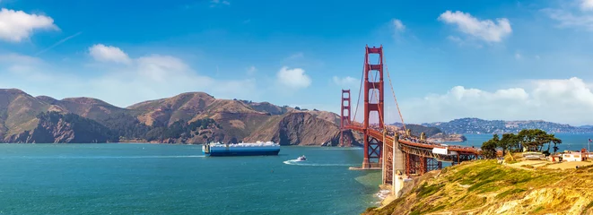 Photo sur Plexiglas Pont du Golden Gate Golden Gate Bridge in San Francisco