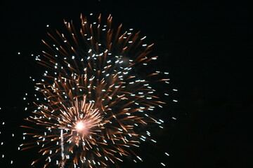 fireworks in the sky