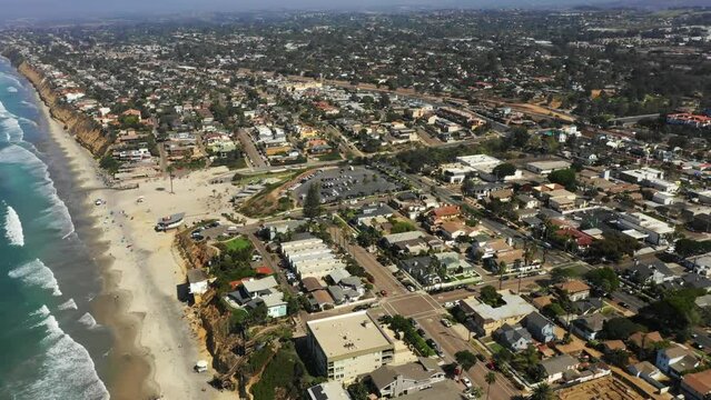 Encinitas, California, Aerial Flying, Pacific Coast, Amazing Landscape
