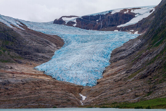 Gletscherzunge des Svartisen Gletscher