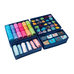 Box towels socks isolated wash 10