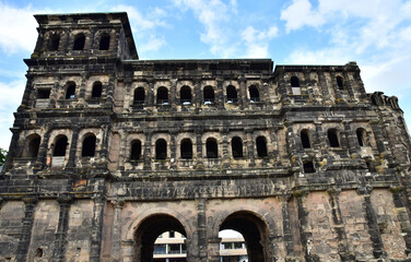 Trier; Germany- august 11 2021 : picturesque city in summer