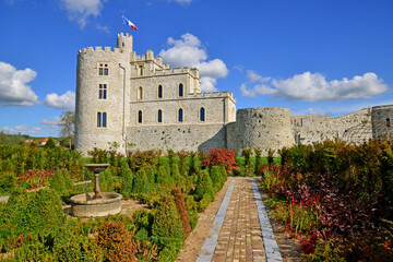 Hardelot Plage, France - april 3 2017 : the castle