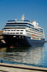 Luxury Azamara cruiseship cruise ship liner Pursuit Quest Journey Onward in Montevideo Punta del...