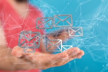 mail communication support contact concept service