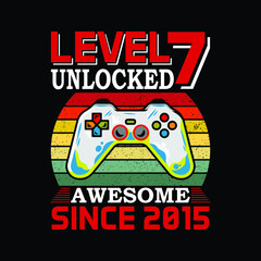 level 7 unlocked awesome since 2015