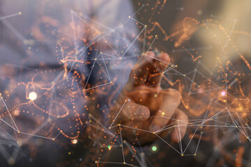 Global digital connections with technology