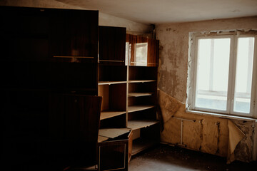 abandoned city of Pripyat in the Chernobyl zone