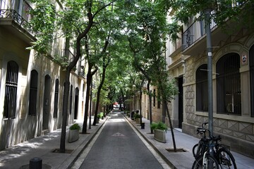 Fototapeta premium bikes in the street