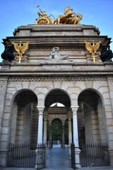 Barcelona park architecture 