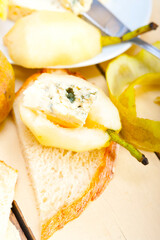 cheese and pears